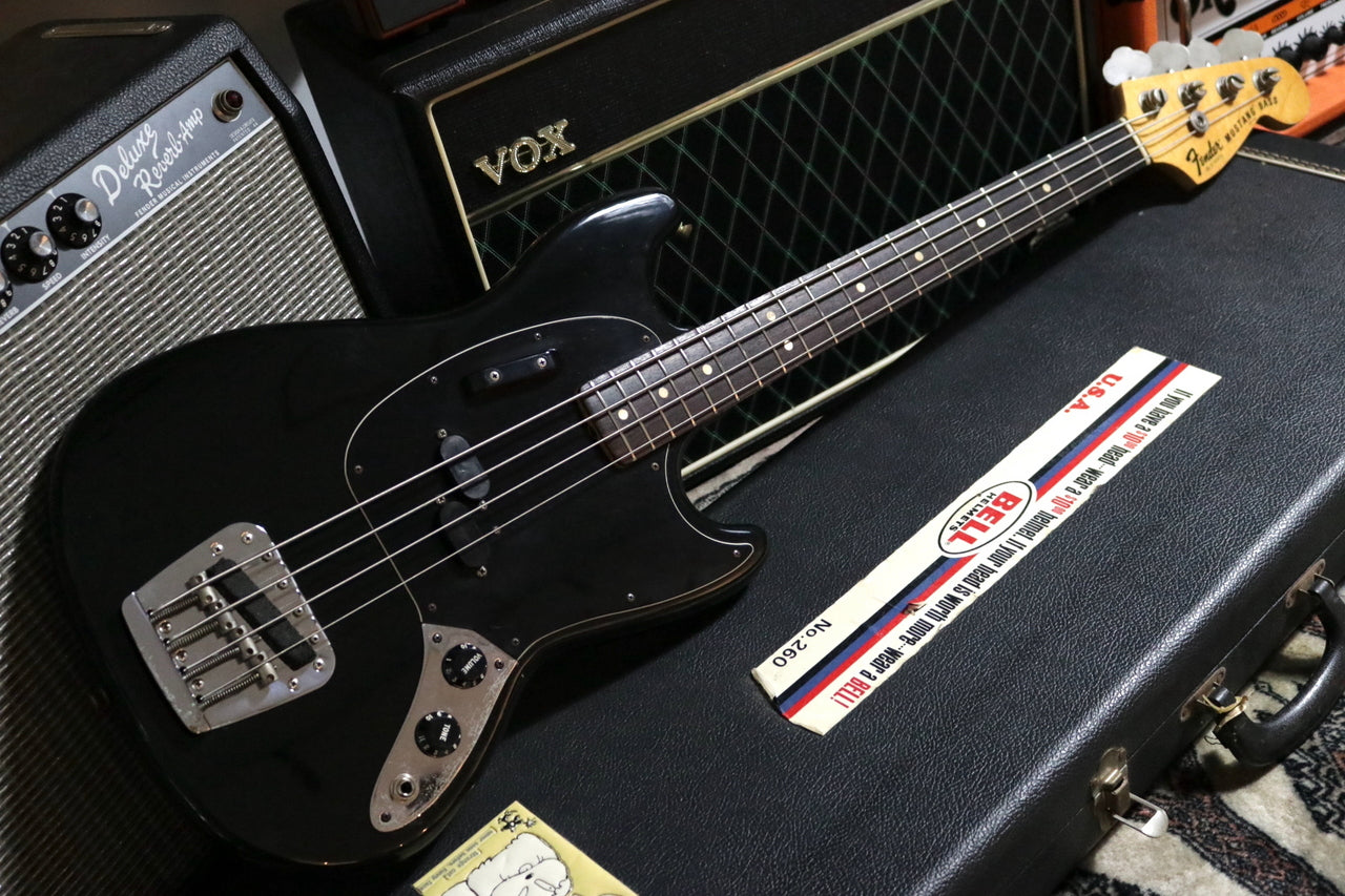 Fender Mustang Bass Black 1977