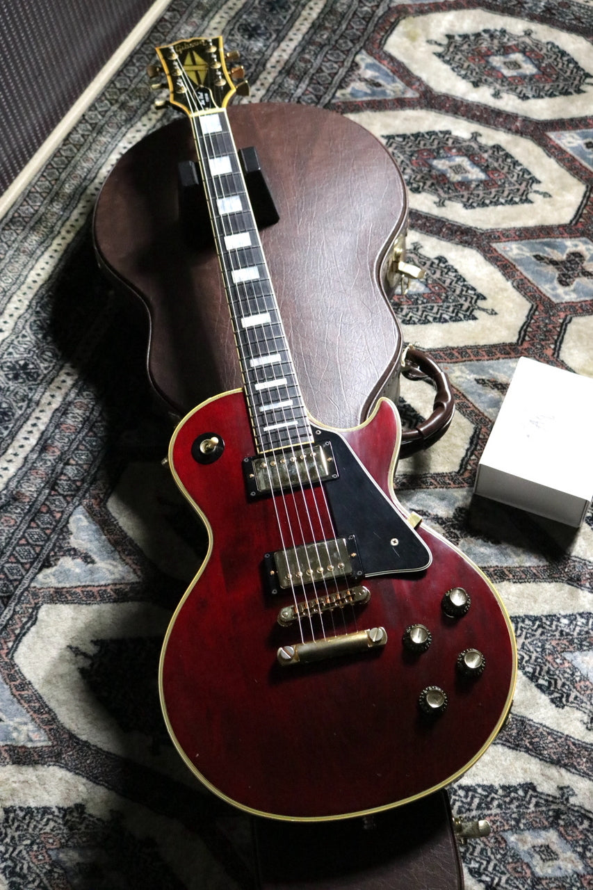 Gibson Les Paul Custom 1976 Wine Red w/ Monty's Guitars Full Monty Humbucker Pickups Gold
