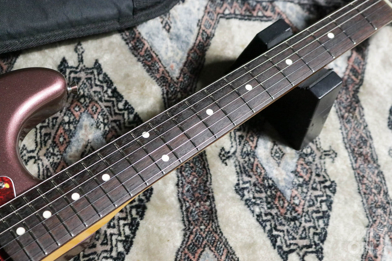 Fender Japan ST62-TX Matching Head Burgundy Mist w/ Monty's Guitars Leviathan P90 Set