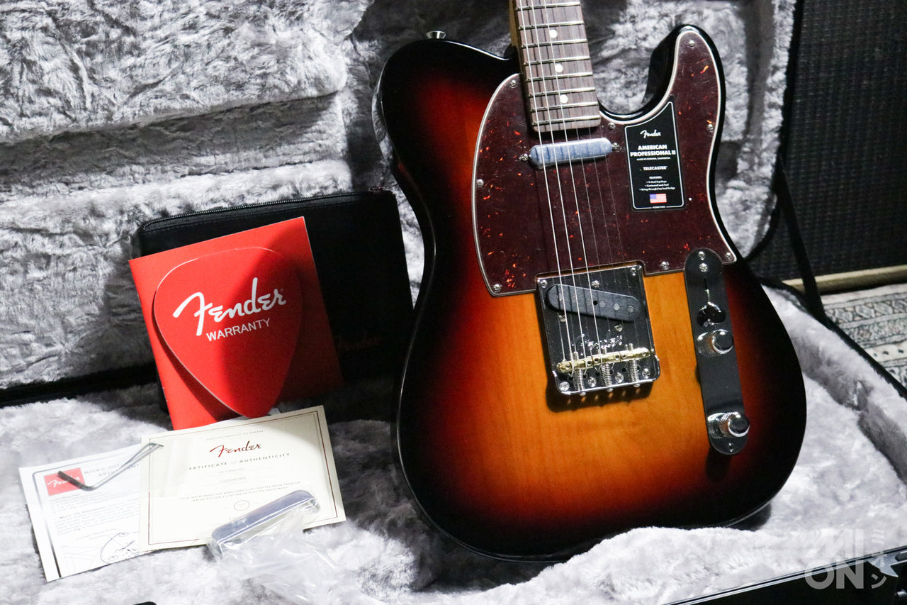 Fender American Professional II Telecaster RW 3-Color Sunburst 2022