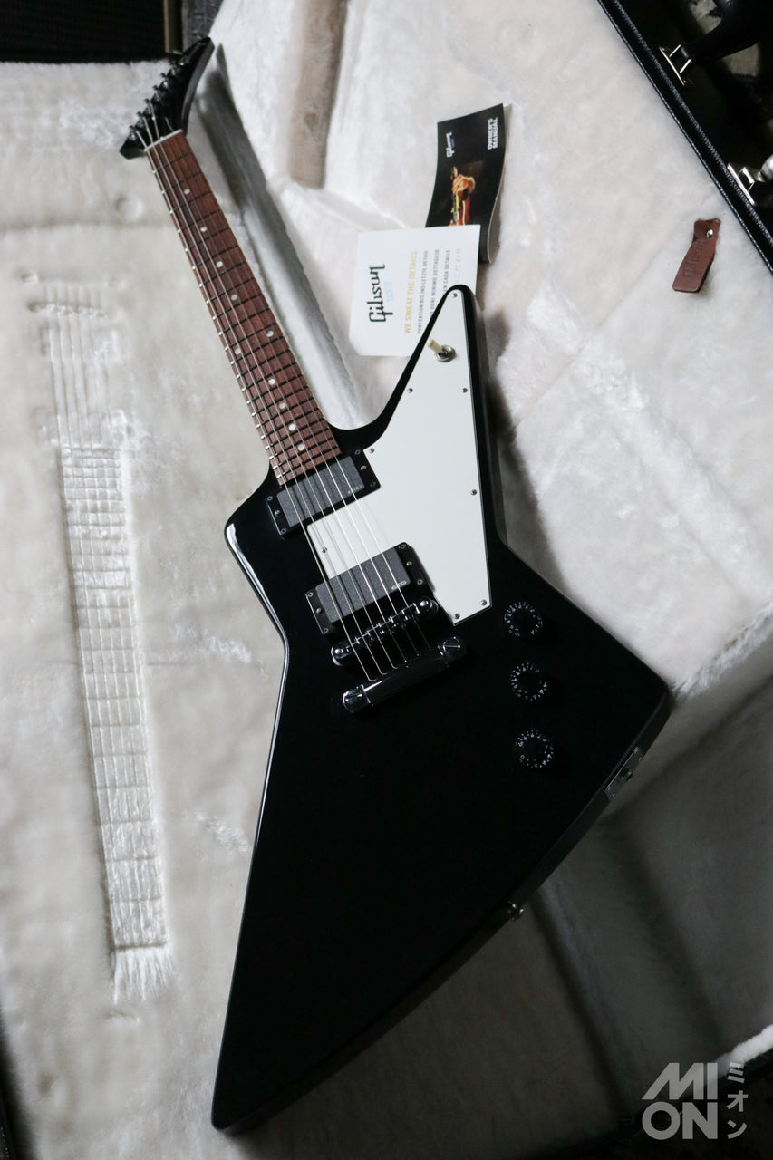 Gibson '76 Explorer 2012 Ebony w/ EMG 81 & 85 Pickups