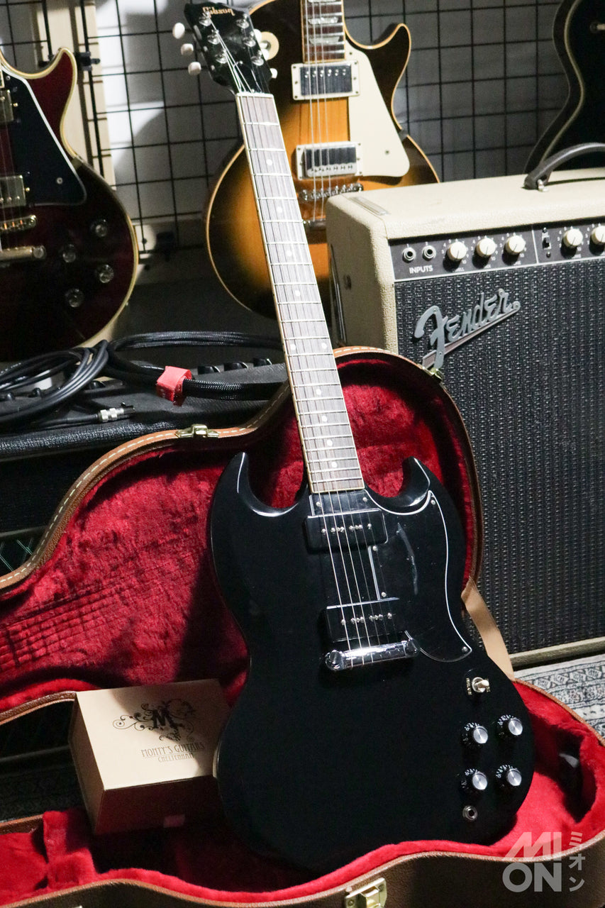 Gibson SG Special Ebony 2021 w/ Monty's Leviathan P90 Set