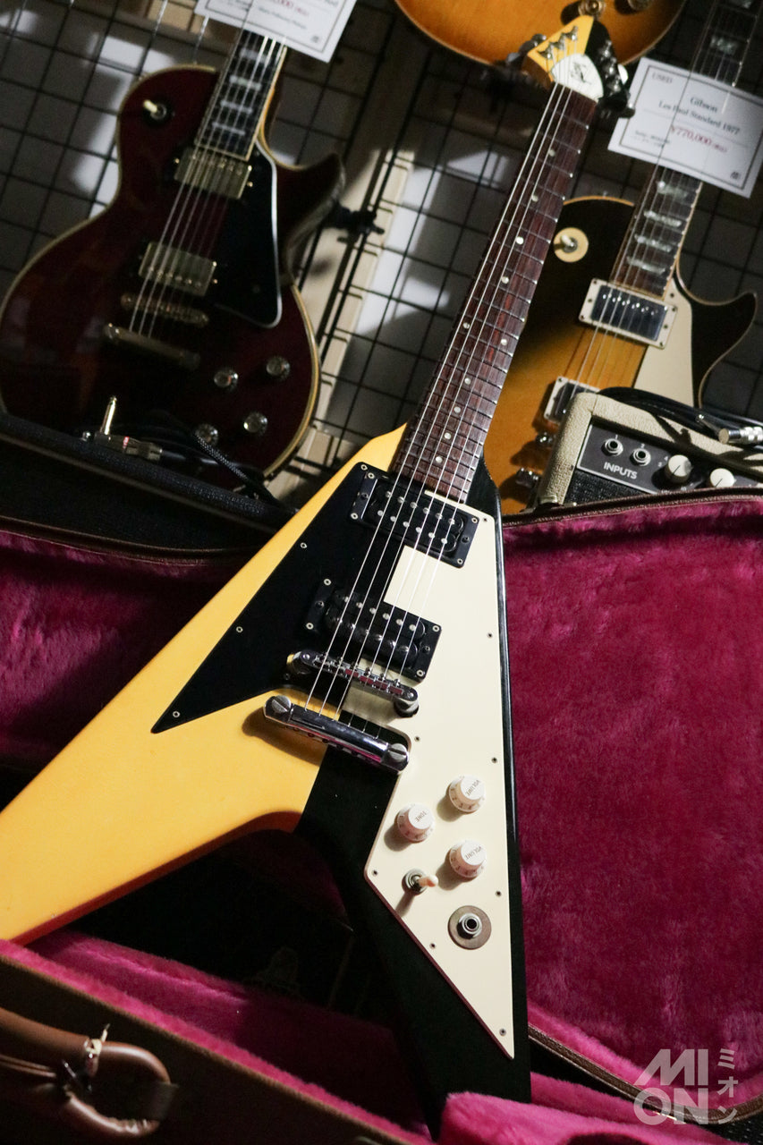 Gibson Custom Shop Edition Michael Schenker Flying V 1994 Black & White