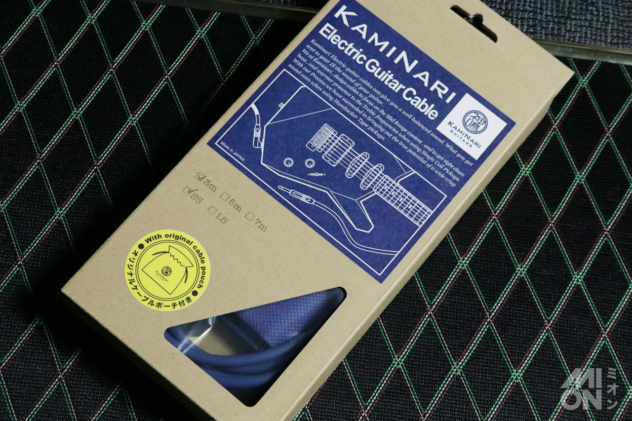 KAMINARI Electric Guitar Cable 3m S/S K-GC3SS (3m)