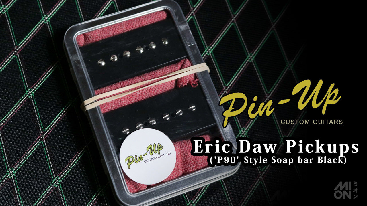 Eric Daw Custom Guitars "P90" Style Soap bar Pickups Black
