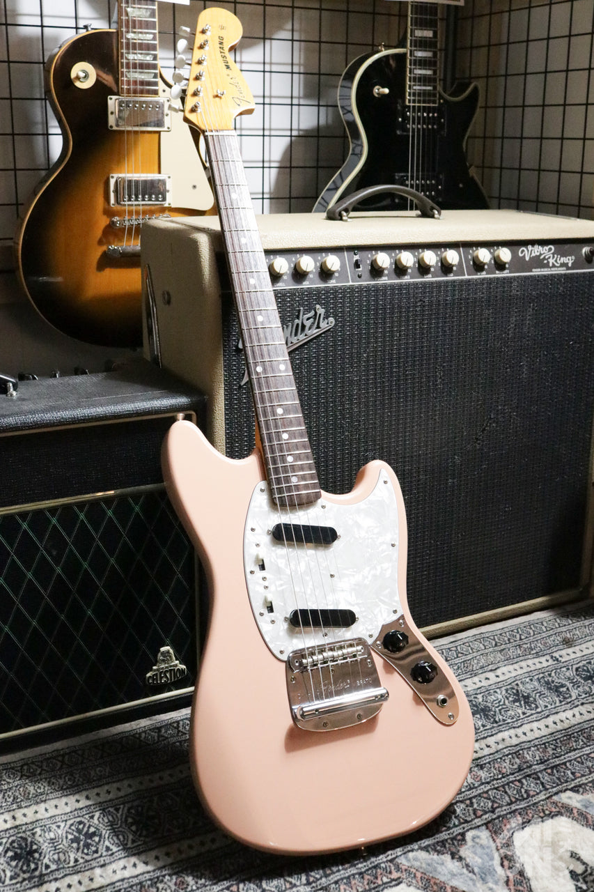 Fender Japan MG69-65 Mustang Shell Pink