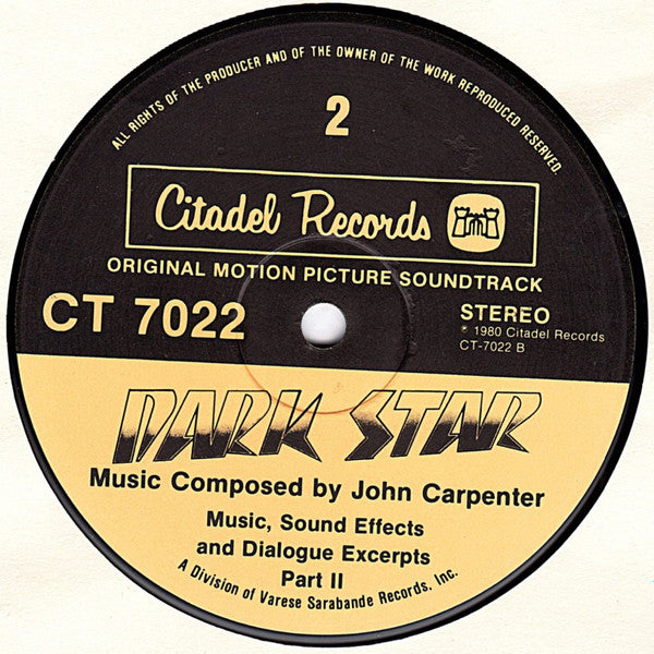 Dark Star (Original Motion Picture Soundtrack)