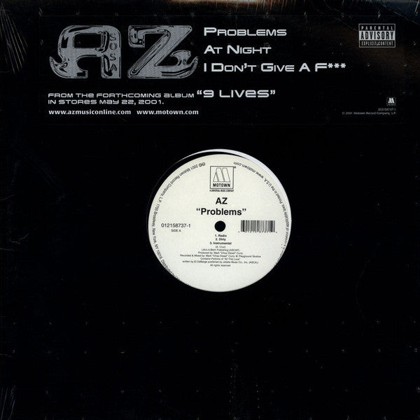 Release: Problems-Vinyl-US-2001.0-QDL-6012-331418