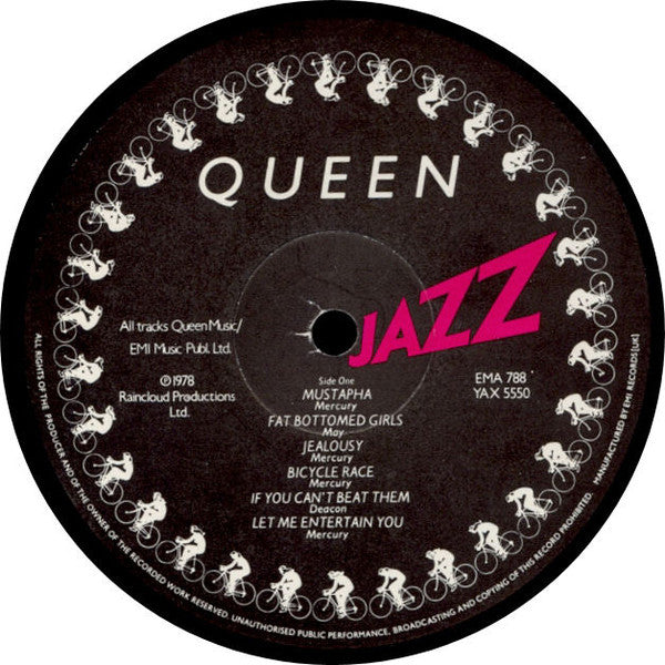 Queen - Jazz (LP, Album, Emb)