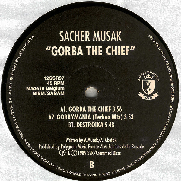 Sacher Musak - Gorba The Chief (12")