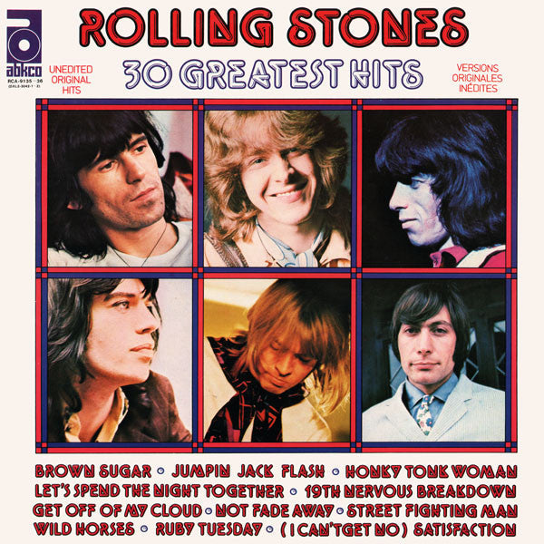 Master Release: 30 Greatest Hits by The Rolling Stones