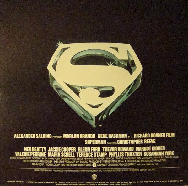 John Williams (4) - Superman The Movie (Original Sound Track)(LP, A...