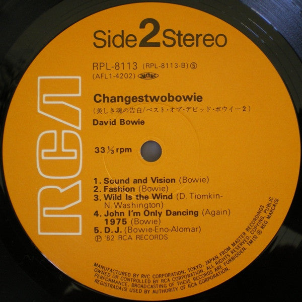 David Bowie - ChangesTwoBowie = 美しき魂の告白 (3xLP, Compilation) - Near Mint (NM or M-) / Very Good Plus (VG+)