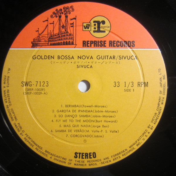 Sivuca - Golden Bossa Nova Guitar (3xLP, Album) - Very Good (VG) / Very Good Plus (VG+)