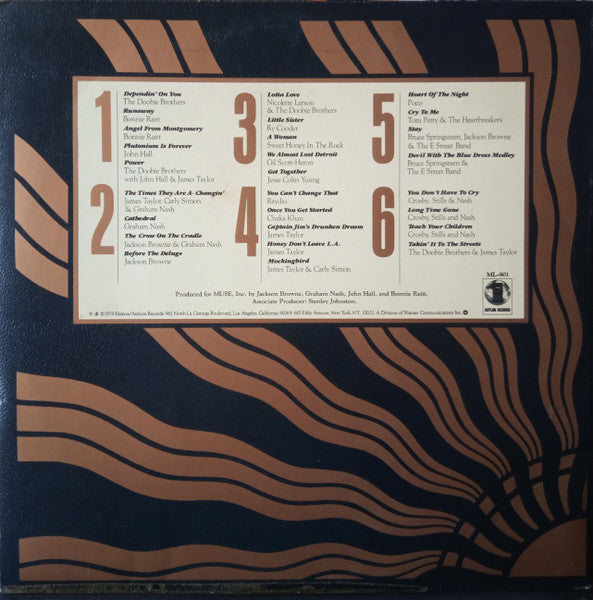 Master Release: No Nukes - From The Muse Concerts For A Non-Nuclear Future - Madison Square Garden - September 19-23, 1979 by Various