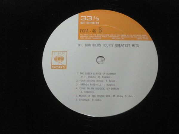 The Brothers Four - The Brothers Four's Greatest Hits (LP, Compilation) - Very Good Plus (VG+) / Very Good Plus (VG+)