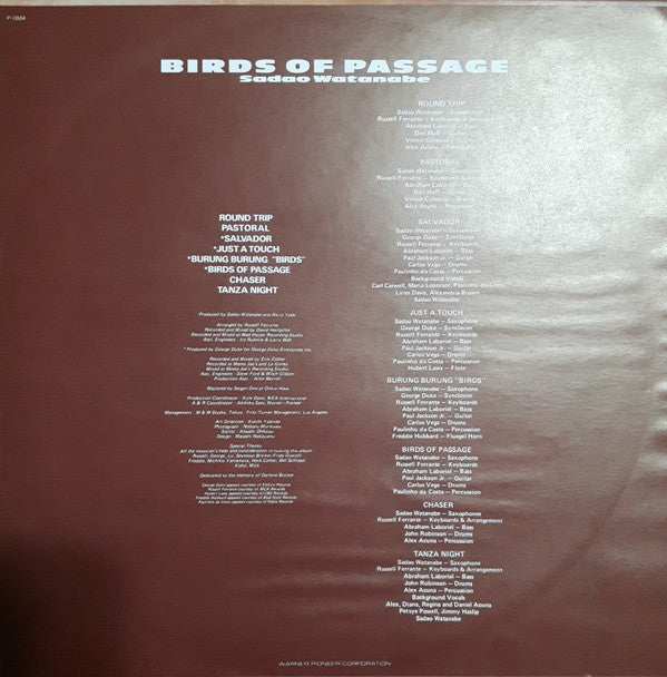 Birds Of Passage