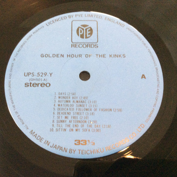 Golden Hour Of The Kinks = ゴールデン・アワー・オブ・ザ・キンクス