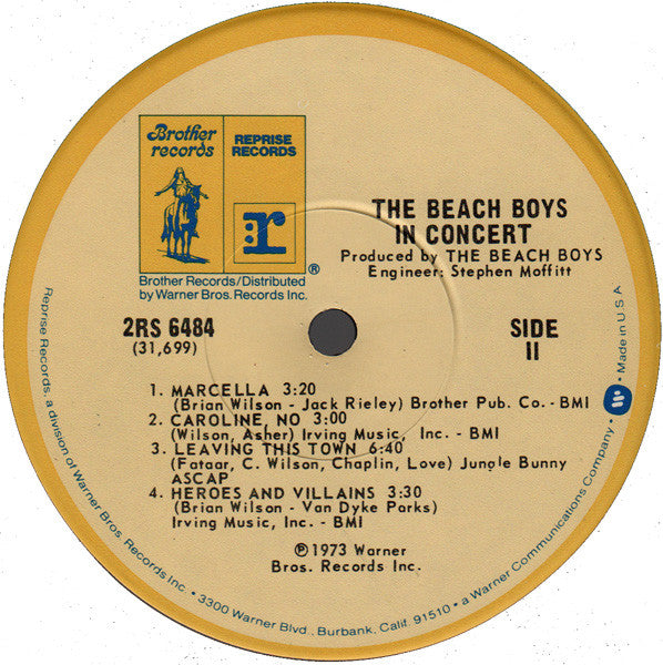 The Beach Boys In Concert