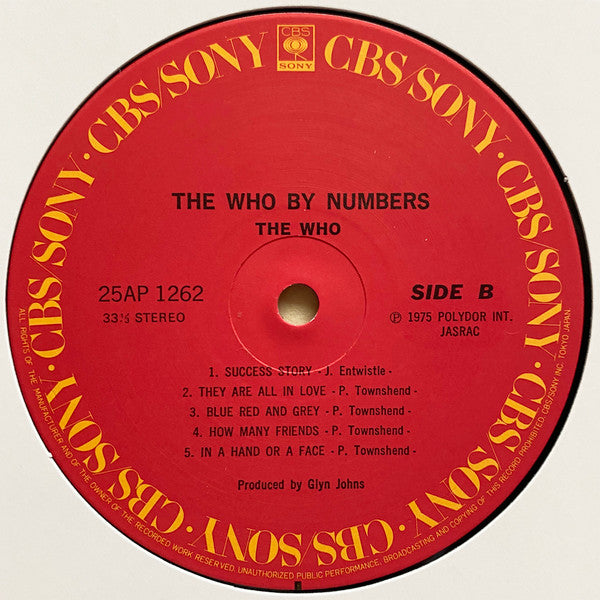 The Who By Numbers
