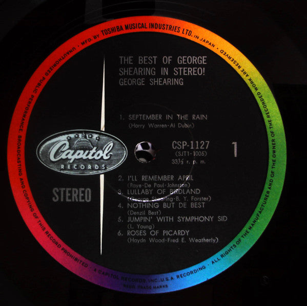 The Best Of George Shearing In Stereo!