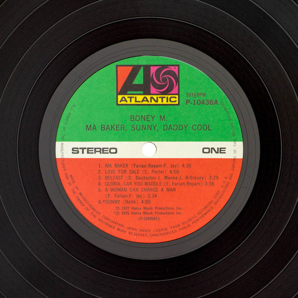 Boney M. - Ma Baker, Sunny, Daddy Cool (LP, Album)