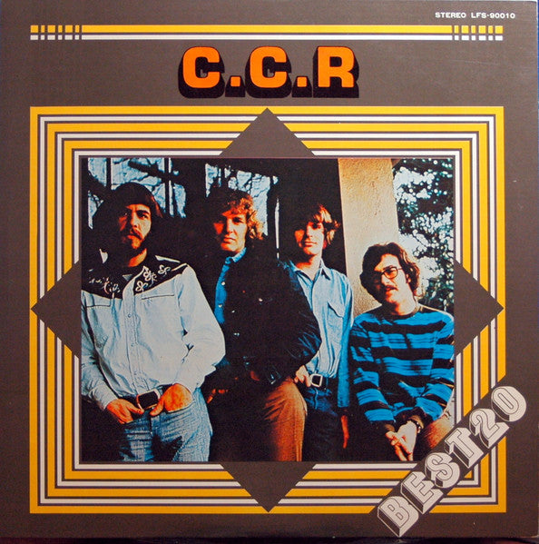 Creedence Clearwater Revival - C.C.R. Best 20 (LP, Compilation, Stereo) - Good Plus (G+) / Very Good Plus (VG+)