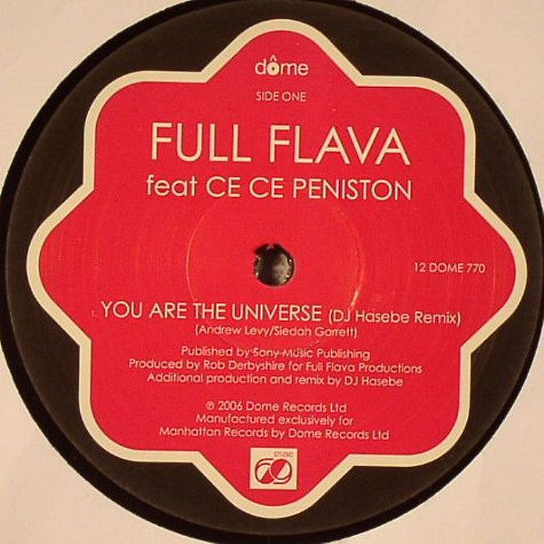 Full Flava feat. Ce Ce Peniston - You Are The Universe (12", Maxi)