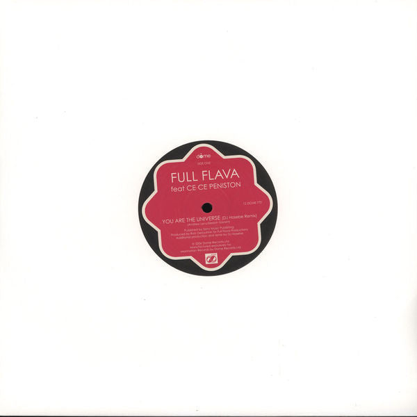 Full Flava feat. Ce Ce Peniston - You Are The Universe (12", Maxi)