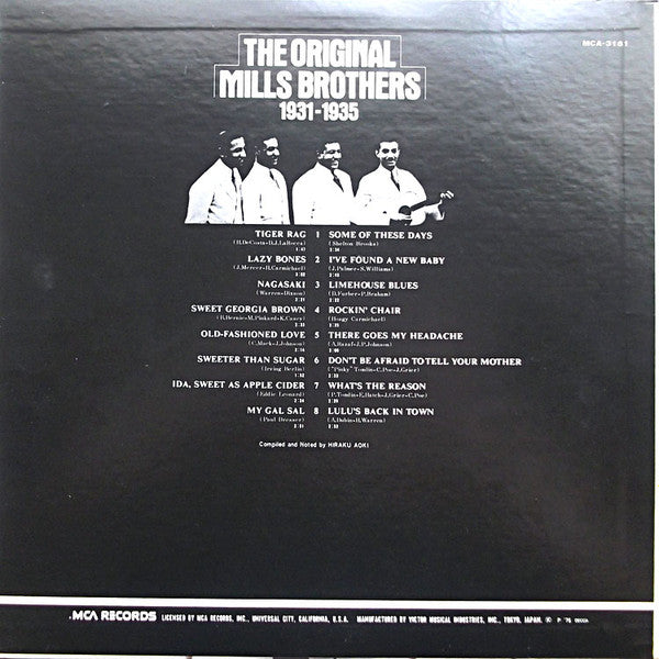 The Original Mills Brothers 1931-1935