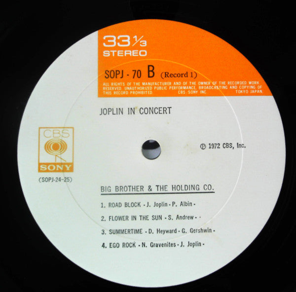 Joplin In Concert
