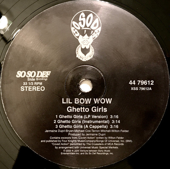 Lil' Bow Wow - Ghetto Girls / Puppy Love (12")