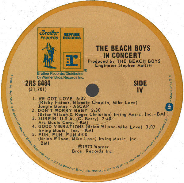 The Beach Boys In Concert