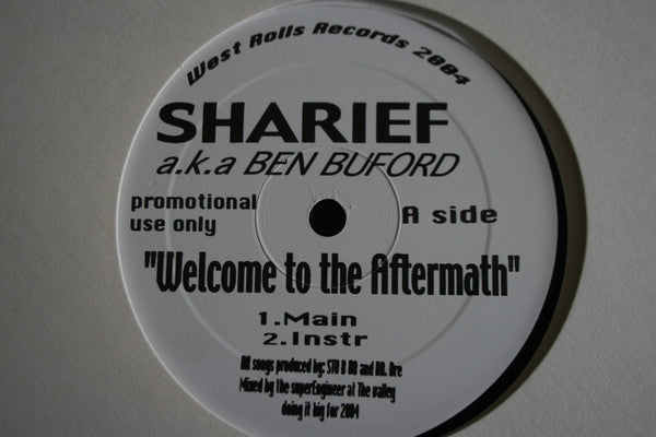 Sharief - Welcome To The Aftermath / L.A.W.(12", Promo)