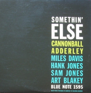 Cannonball Adderley - Somethin' Else (LP, Album, RE)