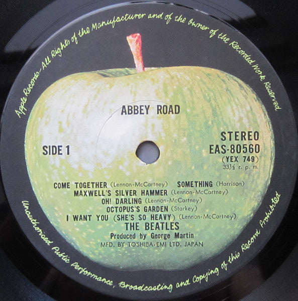 The Beatles - Abbey Road = アビイ・ロード (LP, Album, Reissue, Stereo) - Very Good Plus (VG+) / Very Good Plus (VG+)