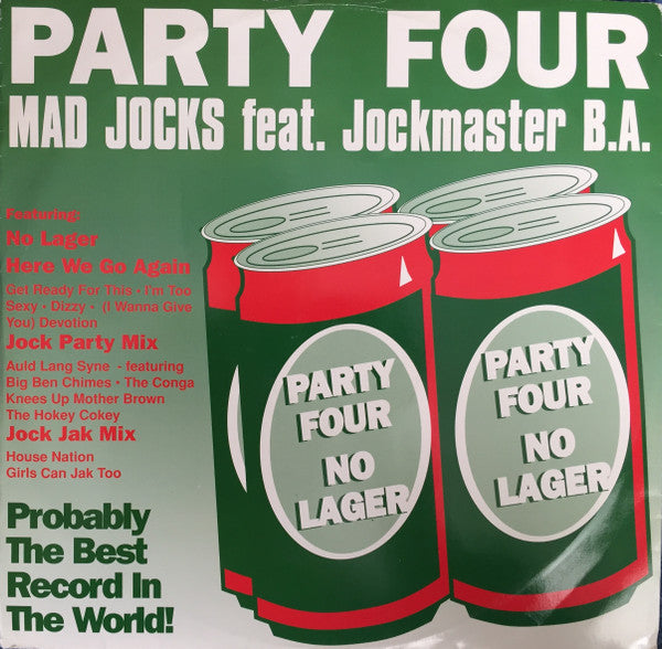 Mad Jocks Feat. Jockmaster B.A. - Party Four (12", P/Mixed, Gre)