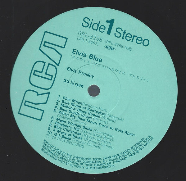Elvis Presley - Elvis Blue (3xCompilation, LP) - Very Good Plus (VG+) / Very Good Plus (VG+)