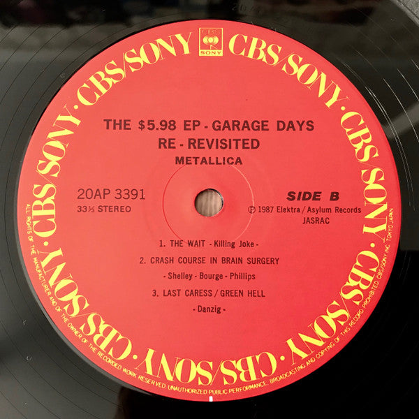 The $5.98 E.P. - Garage Days Re-Revisited