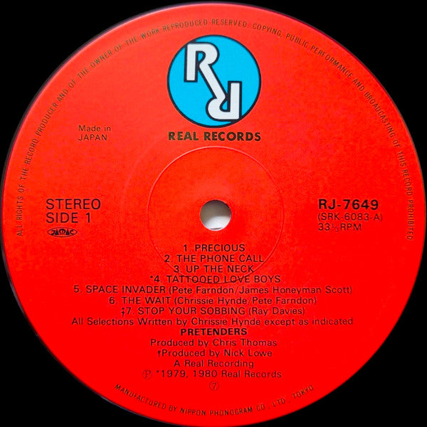 Pretenders* - Pretenders (LP, Album)