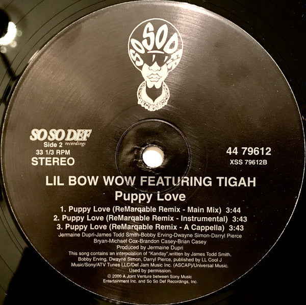 Lil' Bow Wow - Ghetto Girls / Puppy Love (12")