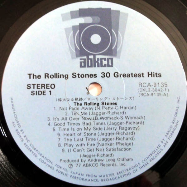 The Rolling Stones - 30 Greatest Hits (2xLP, Comp)
