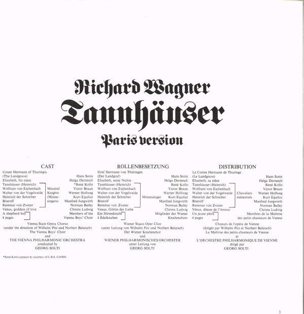 Tannhäuser (Paris Version)