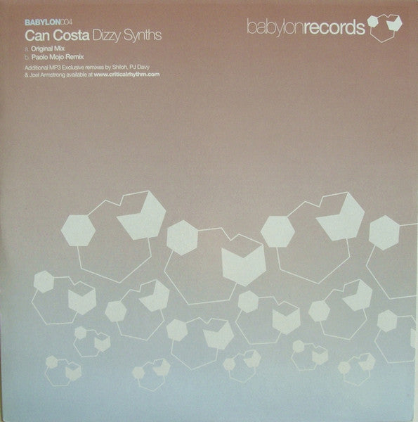 Can Costa - Dizzy Synths (12")