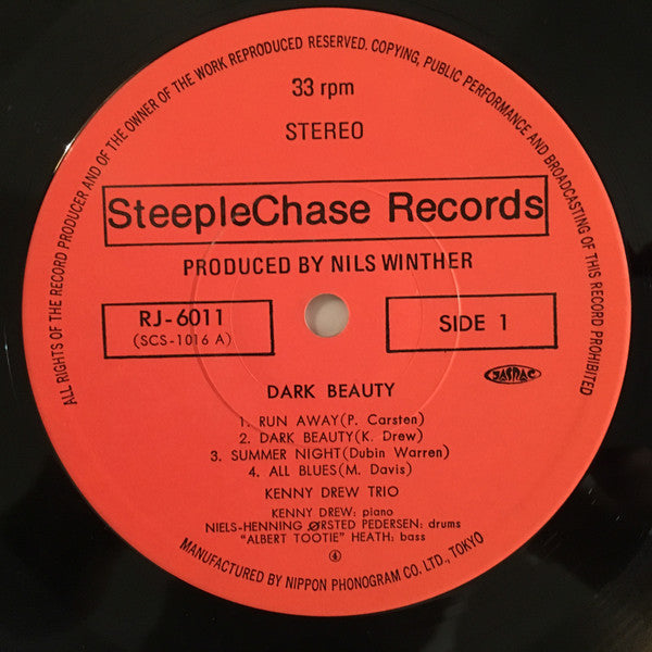 Kenny Drew Trio* - Dark Beauty (LP, Album)