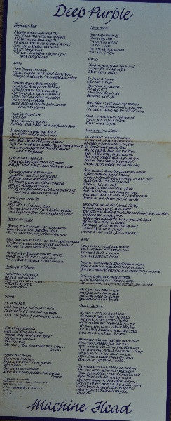 Deep Purple - Machine Head (LP, Album) - Very Good Plus (VG+) / Very Good Plus (VG+)