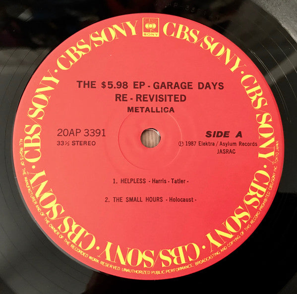 The $5.98 E.P. - Garage Days Re-Revisited