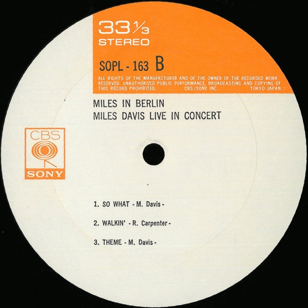 Miles In Berlin