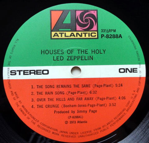 Led Zeppelin - Houses Of The Holy (3xLP, Album) - Very Good Plus (VG+) / Very Good (VG)