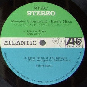 Herbie Mann - Memphis Underground (LP, Album, M/Print)